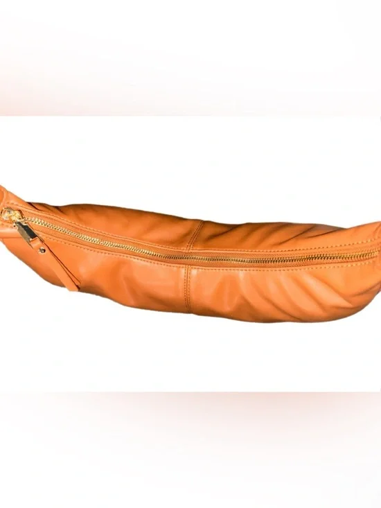 Antik Kraft Tan Braided-Handle Crescent Shoulder Bag - Picture 5 of 8